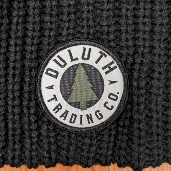 Brand New Duluth Trading Company Black Knit Hat Wool Winter NWT - Picture 3 of 8